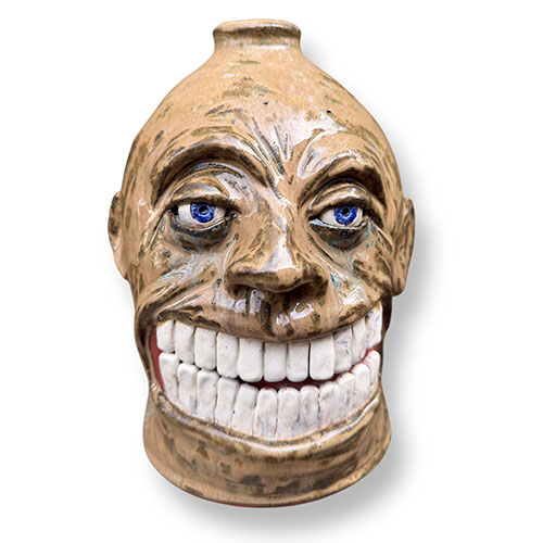 Lolly Lynn Walton 10" Grinner Face Jug DP6068